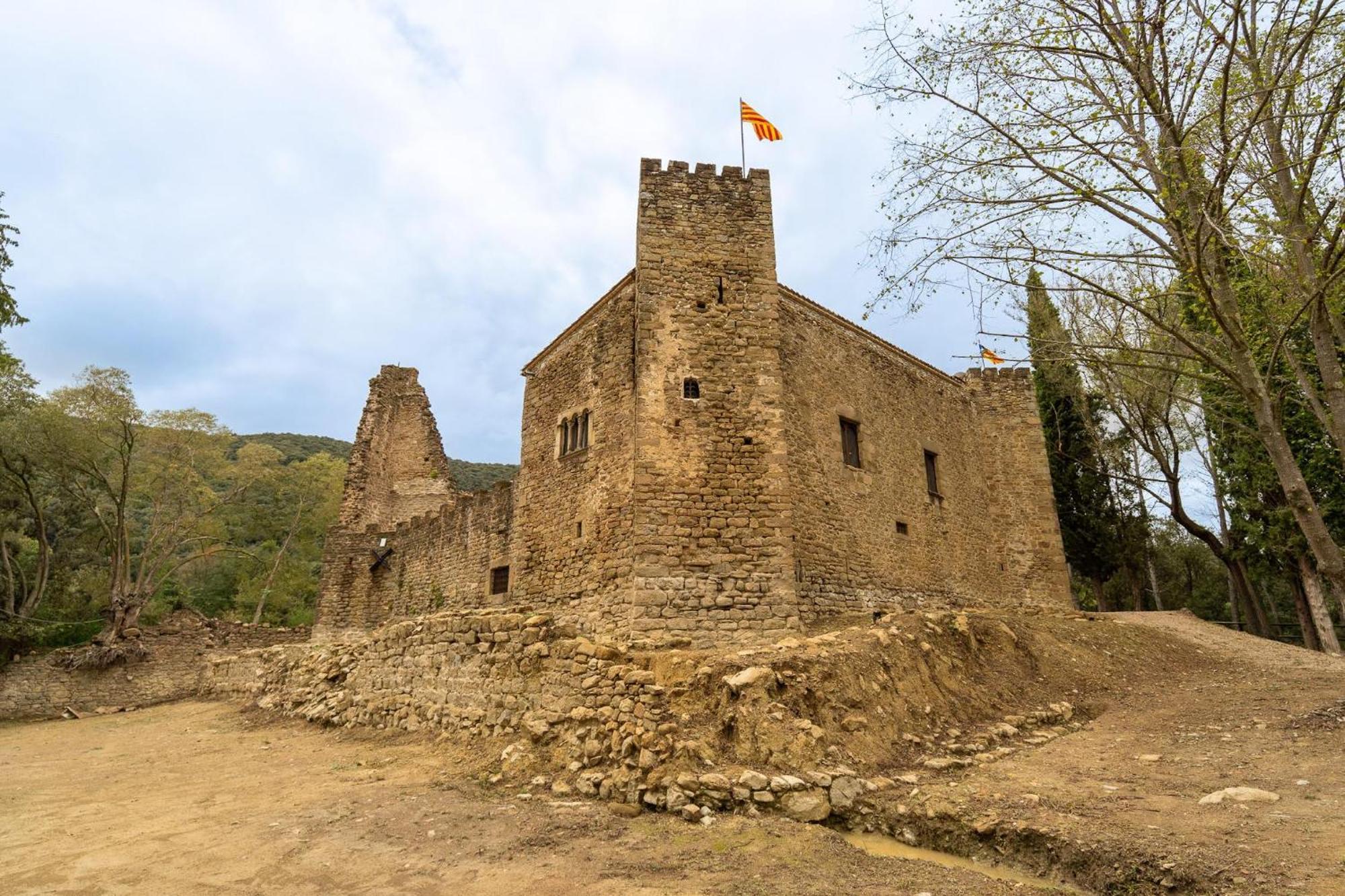 Castell In Girona Villa Sant Miquel de Campmajor Eksteriør billede