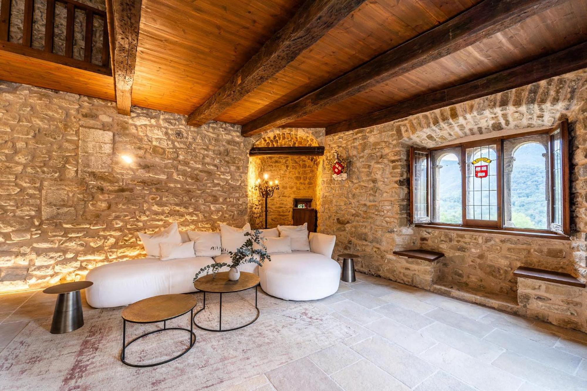 Castell In Girona Villa Sant Miquel de Campmajor Eksteriør billede