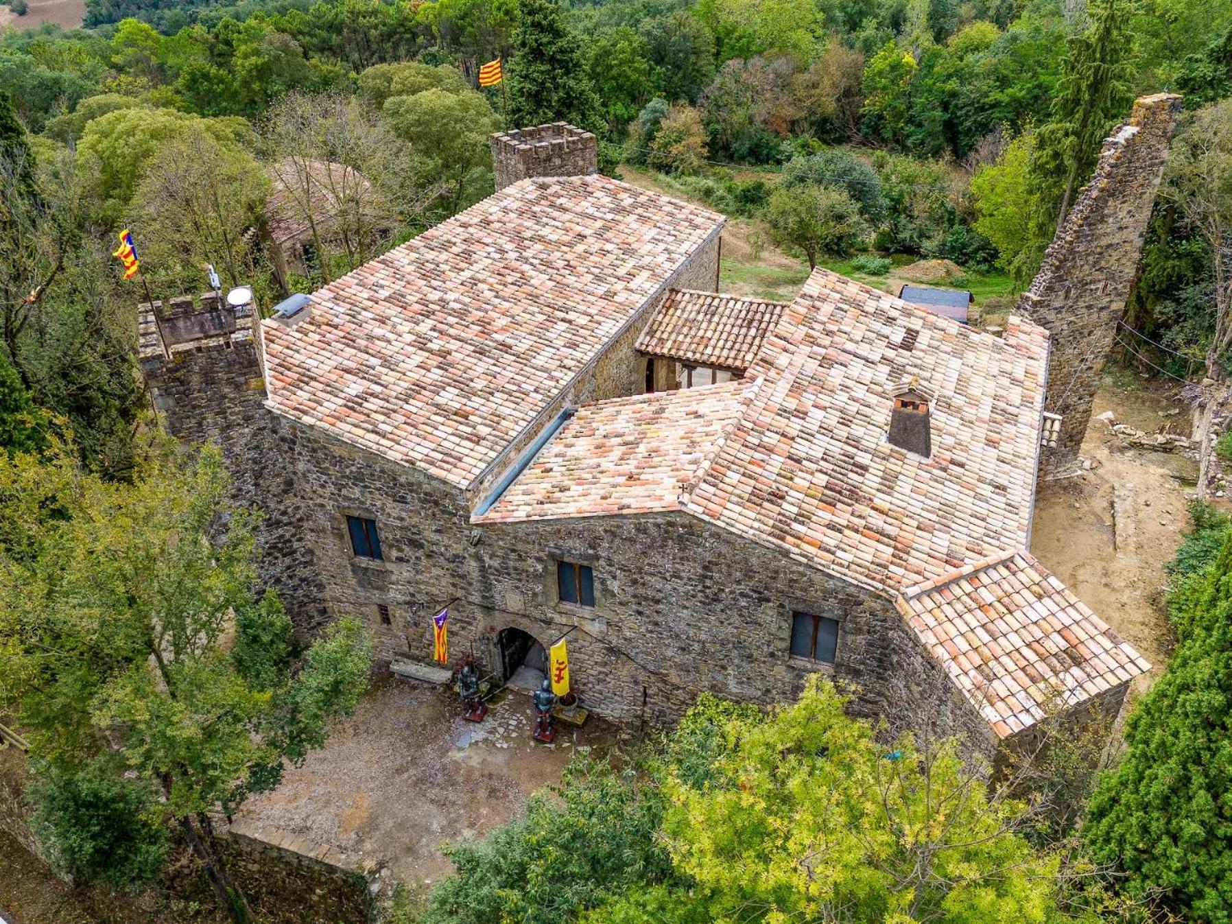 Castell In Girona Villa Sant Miquel de Campmajor Eksteriør billede
